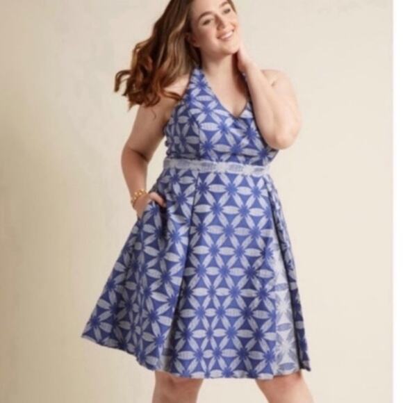 ModCloth renewed resplendence a line dress - Picture 1 of 8